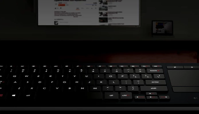 【Logitech】K830 Illuminated Living Room美品 Amazon.com: Logitech Illuminated Living-Room Wireless